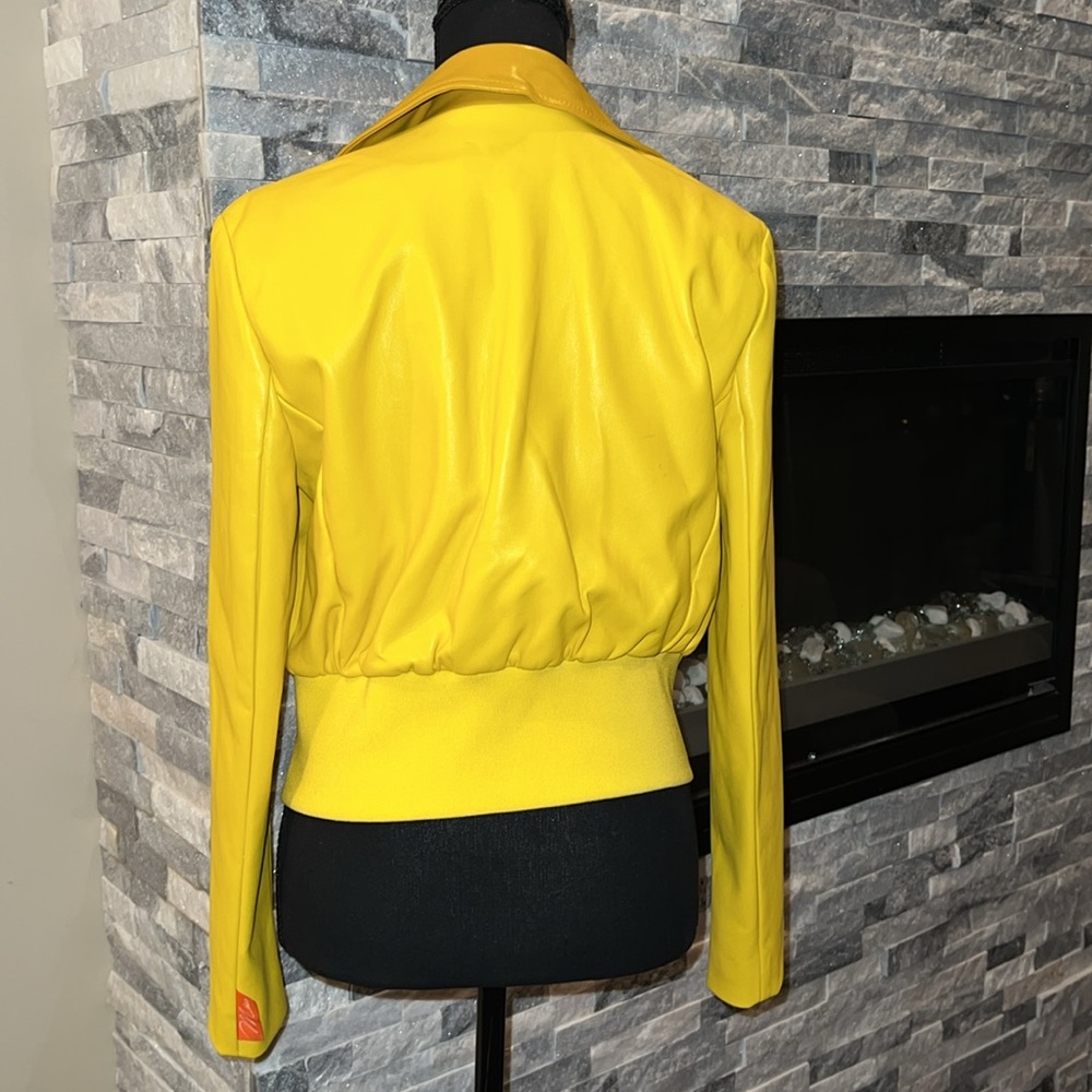 Faux leather jacket women’s - Picture 5 of 8